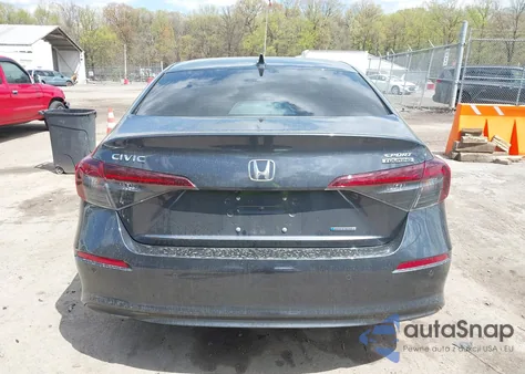 2025 Honda Civic Hybrid Sport/Sport Touring from USA, damaged, VIN 2HGFE4F84SH302357